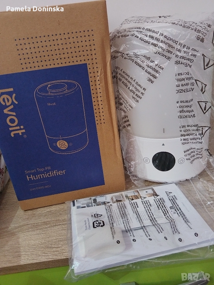 Интелигентен овлажнител Levoit Dual 200S Smart Top-Fill Humidifier. , снимка 1