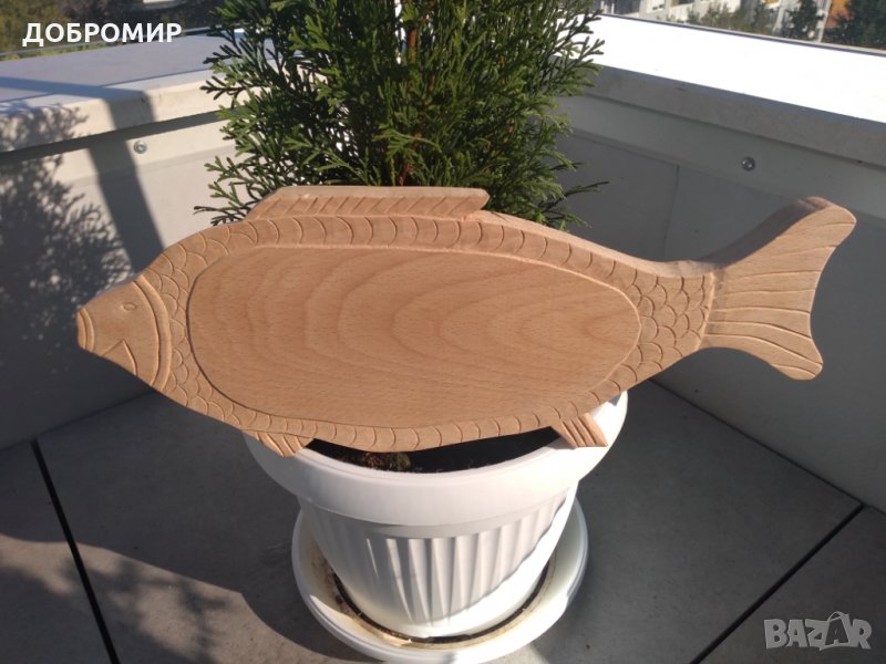 Бутикови дъски за рязане на мезета шаран и глиган., снимка 1