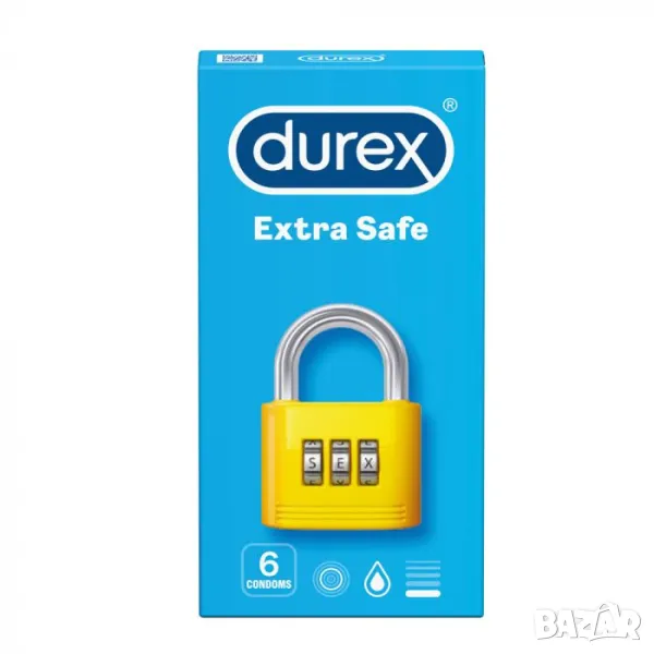 Презервативи / кондоми- Durex Extra Safe , снимка 1