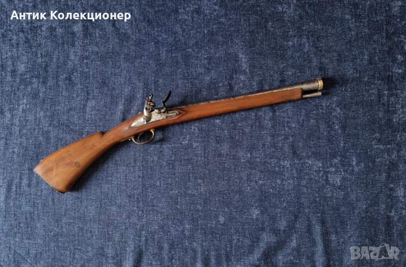 Военноморска Пушка, Кремъчен тромблон, Италия 1790-1810 гг., снимка 1