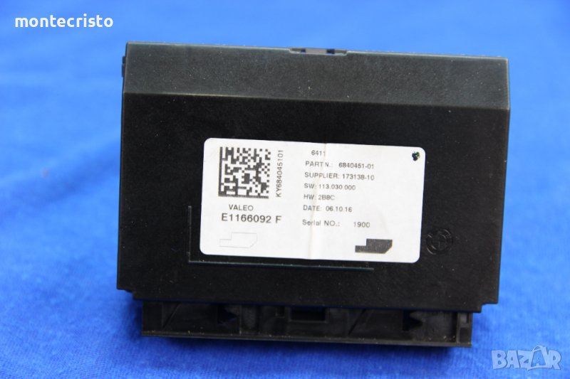 Модул клима контрол BMW Serie 3 F30 F31 (2015-2019г.) 6840451-01 / 684045101 / E1166092 F E1166092F, снимка 1