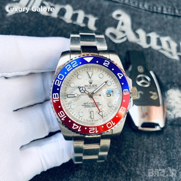 Мъжки часовник Rolex GMT-Master II Pepsi с автоматичен механизъм, снимка 1