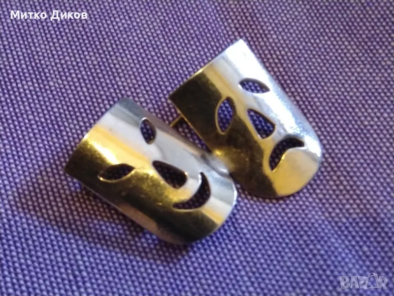 Брошка театрална маска Сатиричен театър или друго, снимка 1