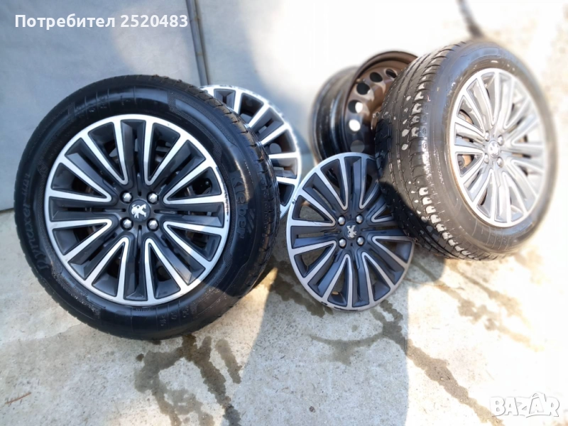 Метални джанти за Пежо, снимка 1