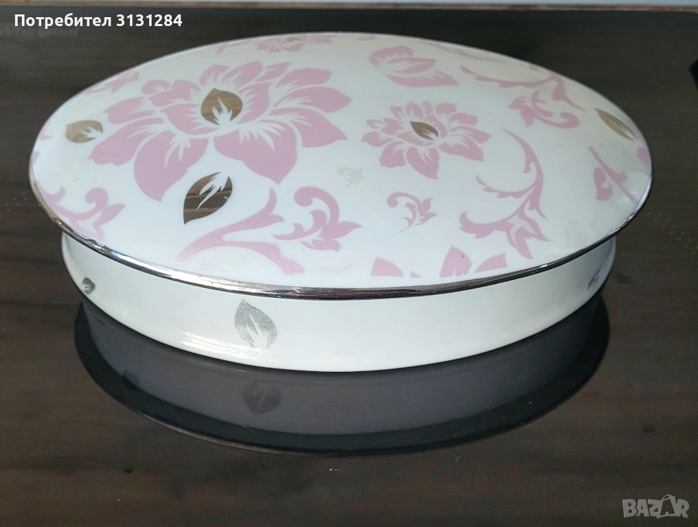 Limoges⁹ Кутия порцеланова за бижута/малки неща от Лимож, Франция, снимка 1