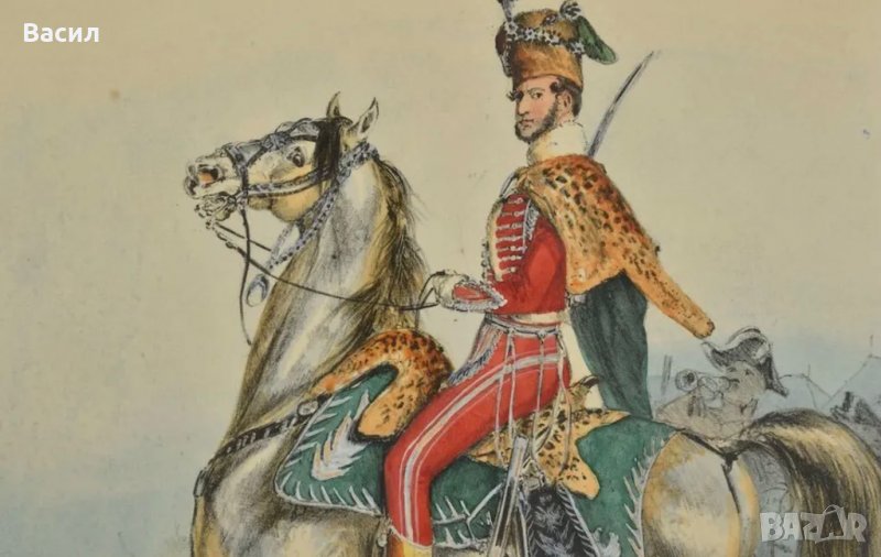 Стара литография, снимка 1