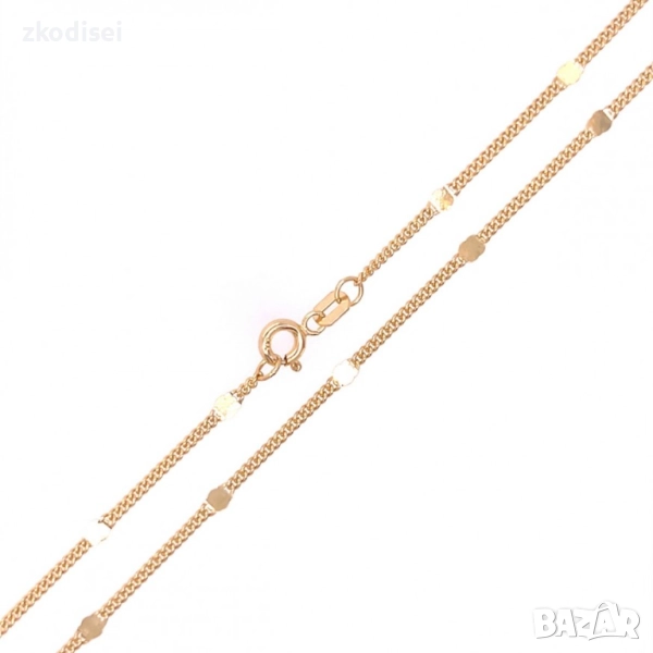 Златен синджир 3,06гр. 45,0см. 14кр. проба:585 модел:33609-6, снимка 1