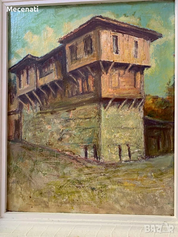 Ганчо Чолаков (1922-1999) Маслени бои - пейзаж, снимка 1