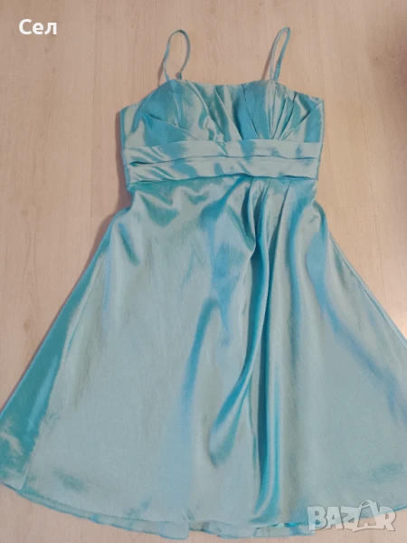 Синя официална рокля Л, снимка 1