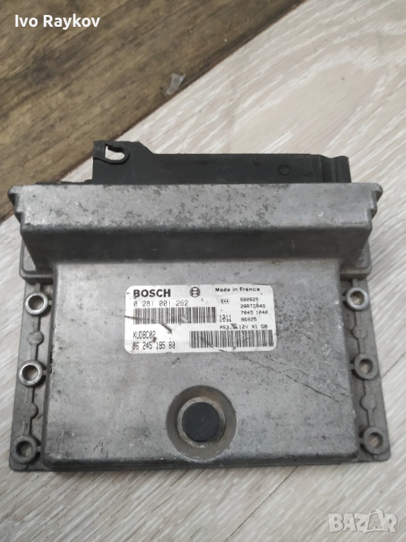  компютър CITROEN XANTIA PEUGEOT 406 1.9TD, 9624519580, BOSCH ,0281001262, XUDBC02,, снимка 1