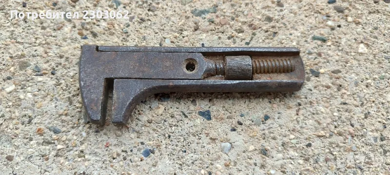 Стар френски ключ, малък, снимка 1