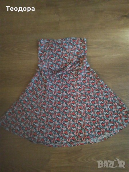 Дамска рокля на цветя, снимка 1