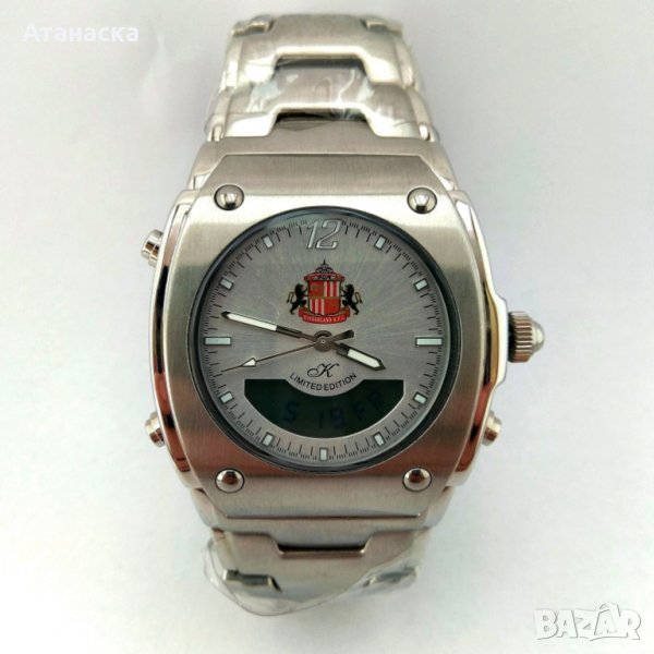 Sunderland AFC - чисто нов аналогов и дигитален английски дизайнерски часовник, снимка 1