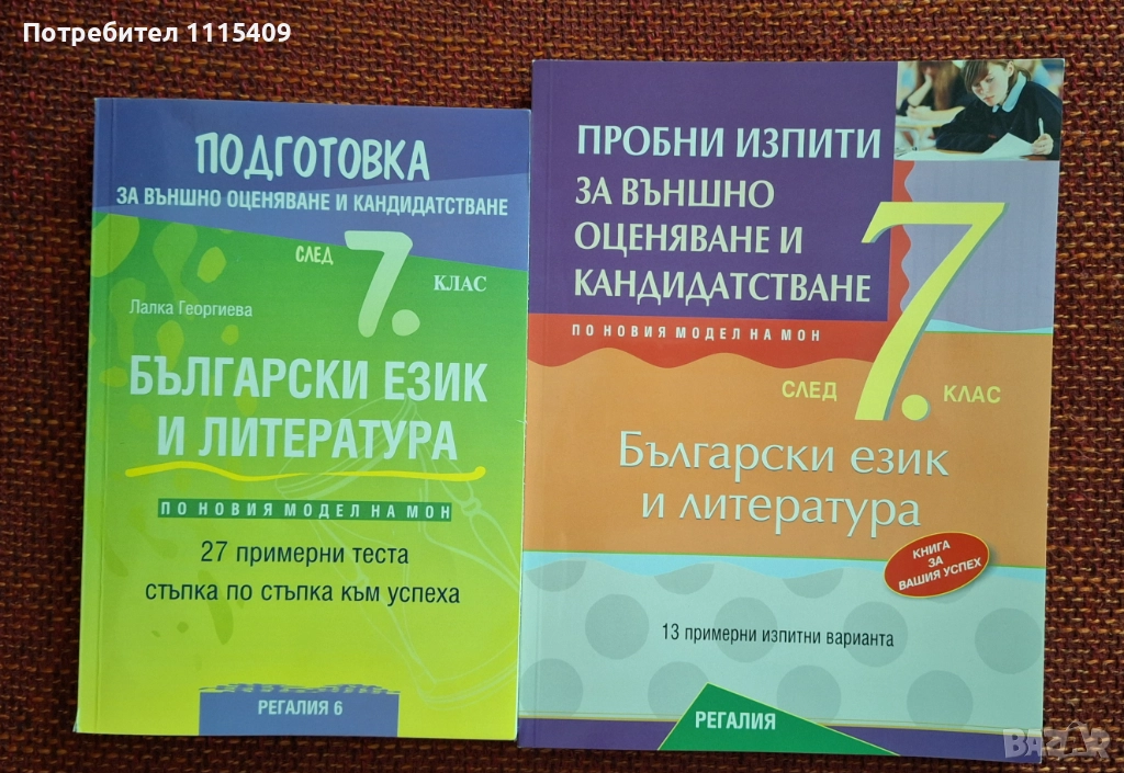 Помагала за НВО по БЕЛ 7клас, Регалия, снимка 1