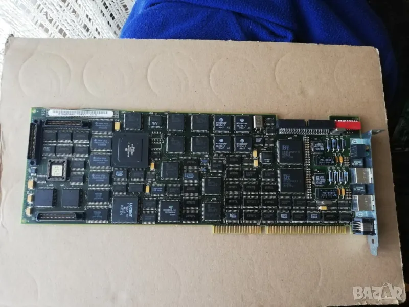 TELEPHONY IF BD PRI-ISALC-2E PRI-ISA-MCI AUSTEL PERMIT A960428 16-bit ISA Industrial Motherboard , снимка 1