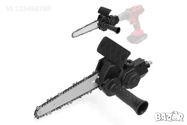 Приставка верижен трион за винтоверт WERKBULL резачка 15 см, снимка 1