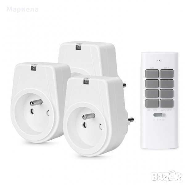 Комплект контакти с дистанционно 12 канален радио обхват до 30 метра, снимка 1