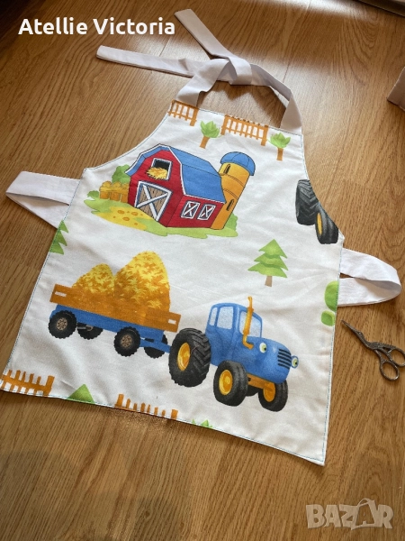 Детски готварски комплект от шапка и престилка , снимка 1