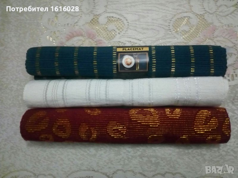 Комплект  от 2 подложки - салфетки за сервиране на маса., снимка 1