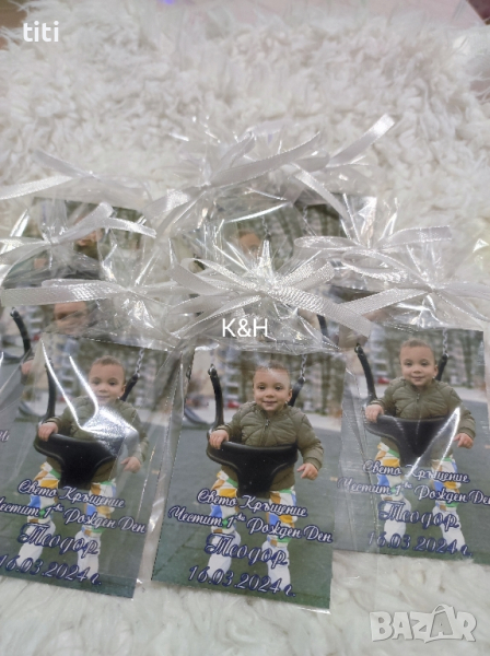 подаръчета за гости за кръщене магнитчета , снимка 1