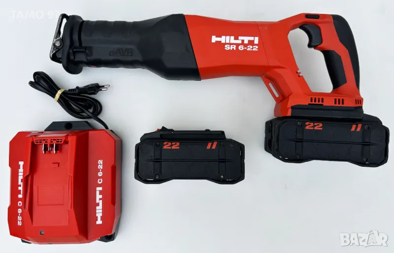 Hilti SR 6-22 AVR Nuron - Безчетков саблен трион 22V 8.0Ah 2023г., снимка 1