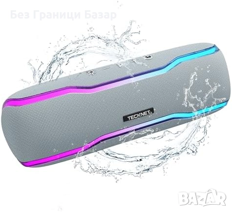 Нова Преносима колонка 30W с RGB светлини и мощен бас, външна парти, снимка 1