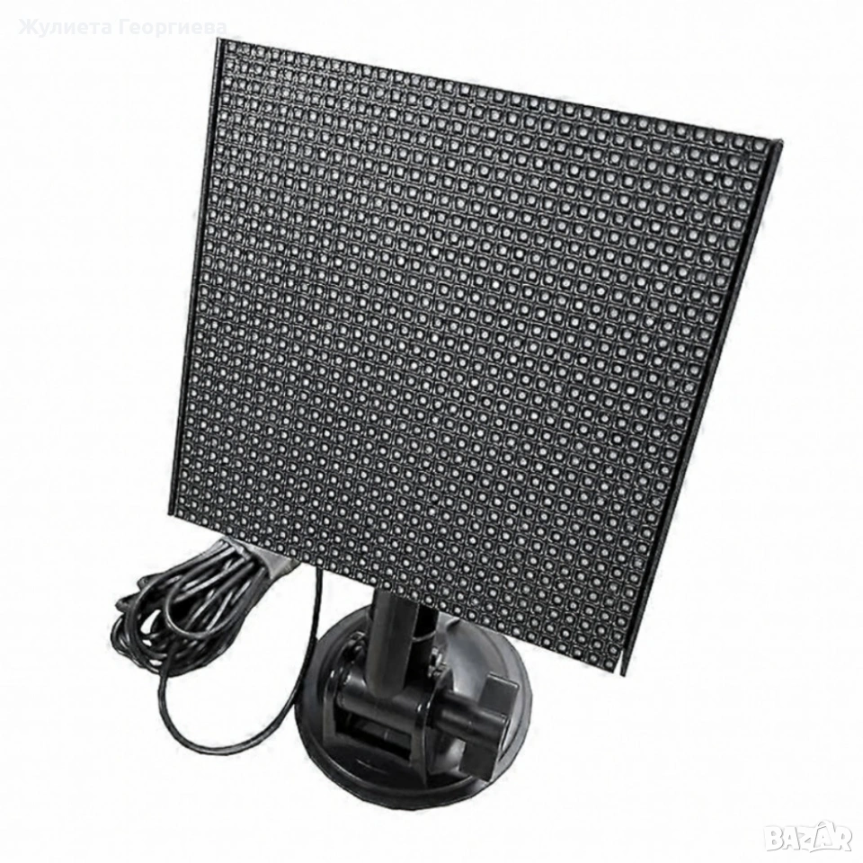 Интелигентен LED екран 32×32 за заден прозорец на автомобил – Модел Pixel RGB с Bluetooth управление, снимка 1