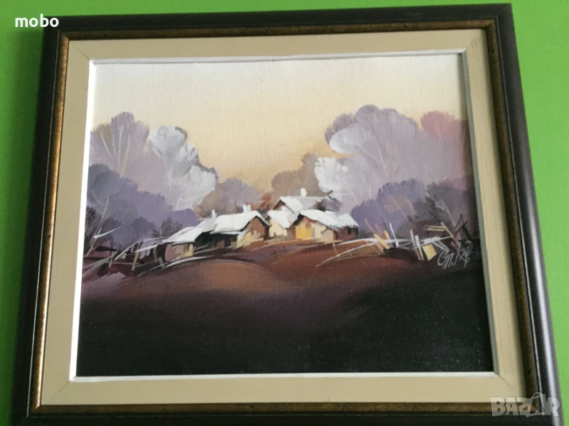 Картина „Настроение“ , акрил/платно, Художник: Стефан К. Карагьозов , снимка 1