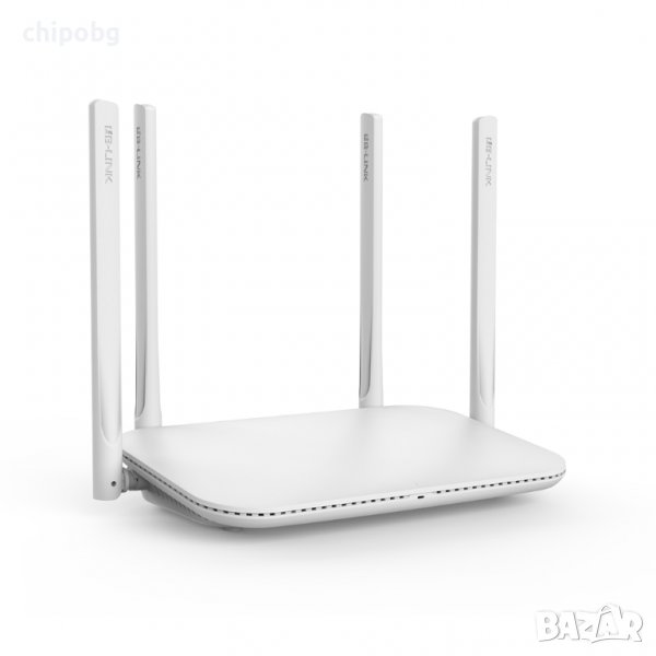 Безжичен рутер LB LINK BL-WR1300H, 1200Mbps, Dual-Band, 4 антени, Бял, снимка 1