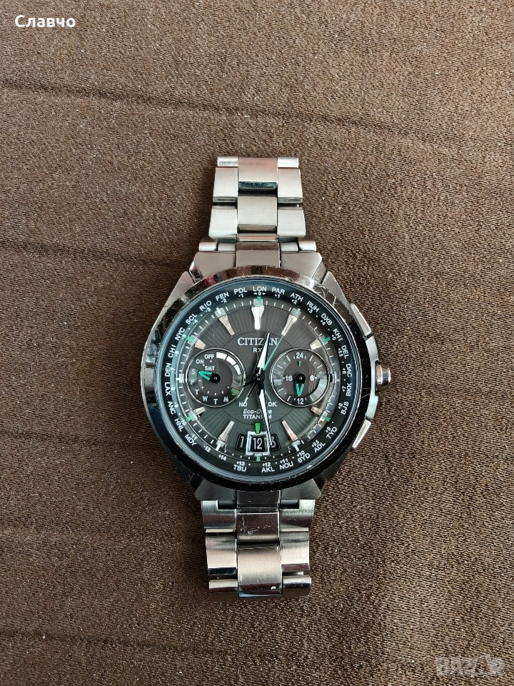 Citizen GPS Attesa CC1086-50E Satellite Wave Titanium , снимка 1