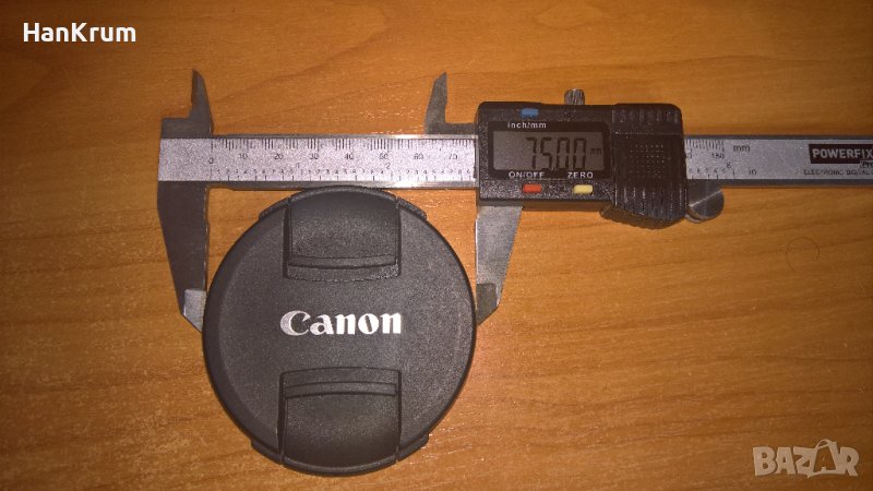Капаче за обектив Canon 75mm, снимка 1
