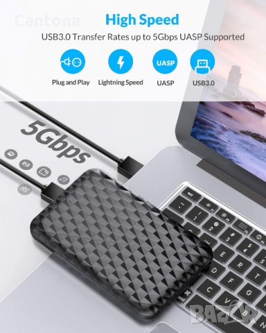 ORICO външна кутия за 2.5" SATA HDD, USB3.0 , снимка 2 - Други - 34220928