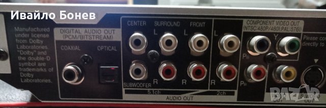  DVD Cd player Panasonic Dvd- s75, снимка 5 - Плейъри, домашно кино, прожектори - 39905590