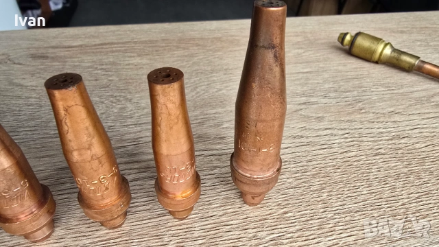 Комплект 6 бр. оригинални дюзи Victor 1-101 за рязане (Ацетилен), снимка 3 - Други инструменти - 53910517