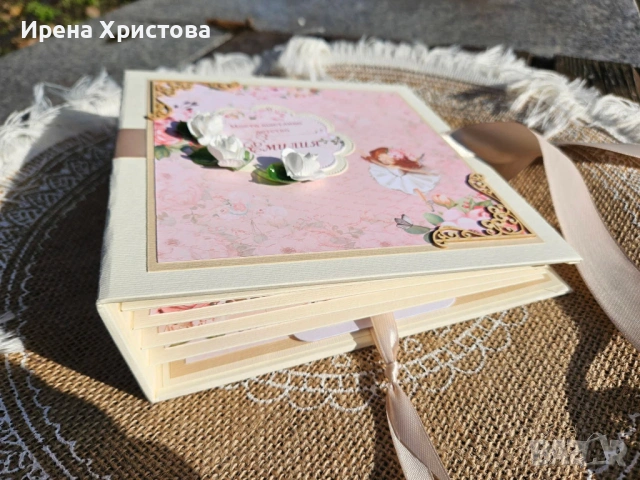 Ръчно изработено албумче за момиченце , снимка 2 - Декорация за дома - 54130320