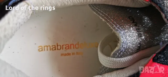 Оригинални маркови дамски сникърси / маратонки AMA BRAND - 37 номер, снимка 5 - Маратонки - 49775506