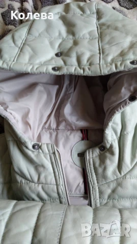 Кожено ватирано яке Oakwood, снимка 5 - Якета - 50727516