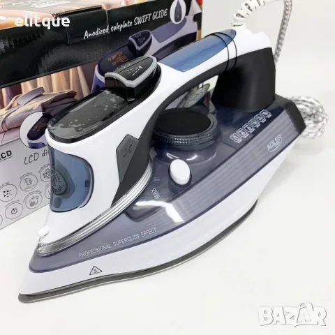Мощна парна ютия 3000W с LCD дисплей – 11 режима за прецизно гладене, снимка 5 - Ютии - 55976006