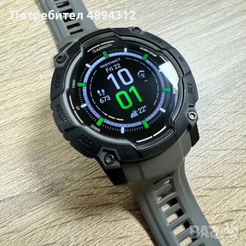 Перфектен ,Garmin Instinct 3 50mm amoled, гаранция , снимка 3 - Смарт часовници - 55767503