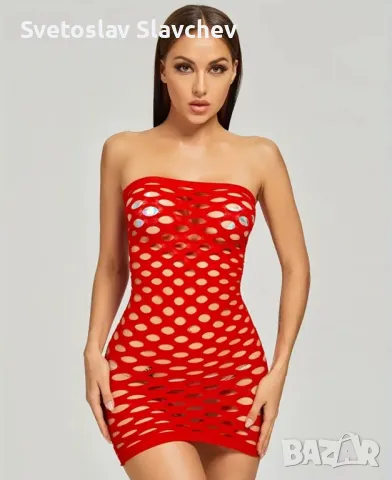 Дамско секси бельо - ултра къса рокля на дупки, снимка 2 - Рокли - 50357600