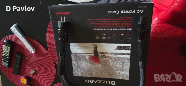 Audioquest blizzard extreme 1m захранващ кабел, снимка 5 - Ресийвъри, усилватели, смесителни пултове - 56151577