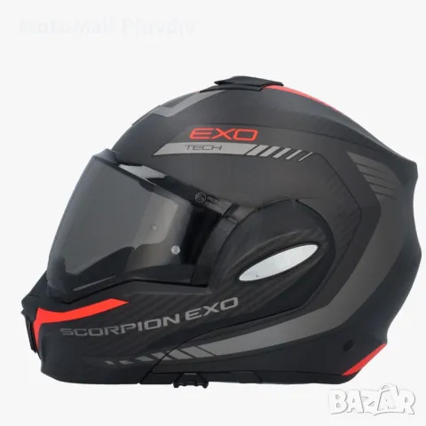 SCORPION EXO-Tech Evo Carbon Cosy Matt Black-Red, снимка 2 - Аксесоари и консумативи - 50432685