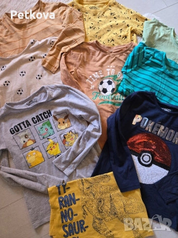 лот блузи с дълъг ръкав размер 128/134