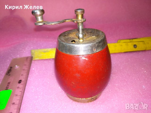 СТАРА ДЪРВЕНА МЕЛНИЧКА Марка РОДИНА За ЧЕРЕН ПИПЕР и ДРУГИ ПОДПРАВКИ 42916, снимка 5 - Други ценни предмети - 44297725