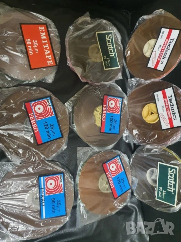 Магнетофонна лента за ролки 18 см.,различни видове. На някой може да има нещо записанзаписано. 15 € 