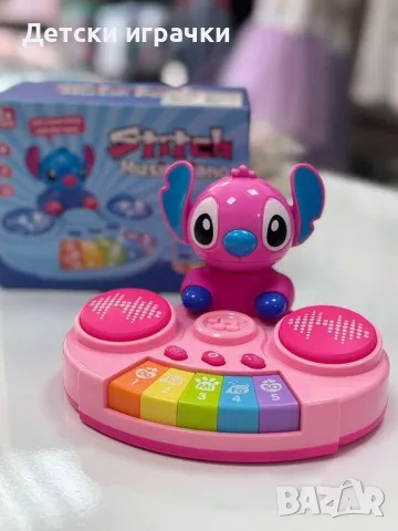 Стич и Лило музика Пиано, синьо, розово, Stitch and Lilo , снимка 4 - Музикални играчки - 50425566