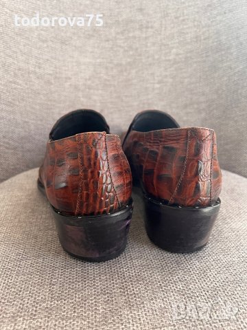 Екстравагантни мъжки обувки от естествена кожа 2, снимка 4 - Официални обувки - 42860328