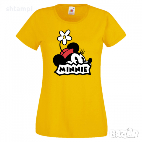 Дамска тениска Minnie Подарък,Изненада,Рожден ден,, снимка 10 - Тениски - 36530891