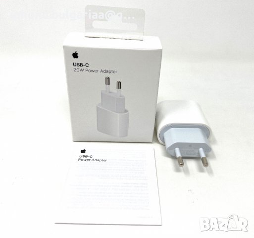  Адаптер зарядно USB C 20W Power Adapter за Apple iPhone, снимка 3 - Оригинални зарядни - 37065473