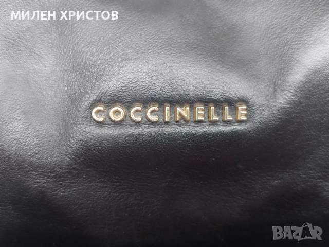 COCCINELLE 100% Оригинал Естествена кожа 35см/24см/18см, снимка 5 - Чанти - 52100077
